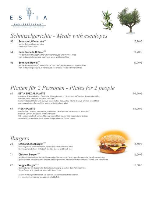 Estia in Zwickau - Schnitzel, Burger, Dessert